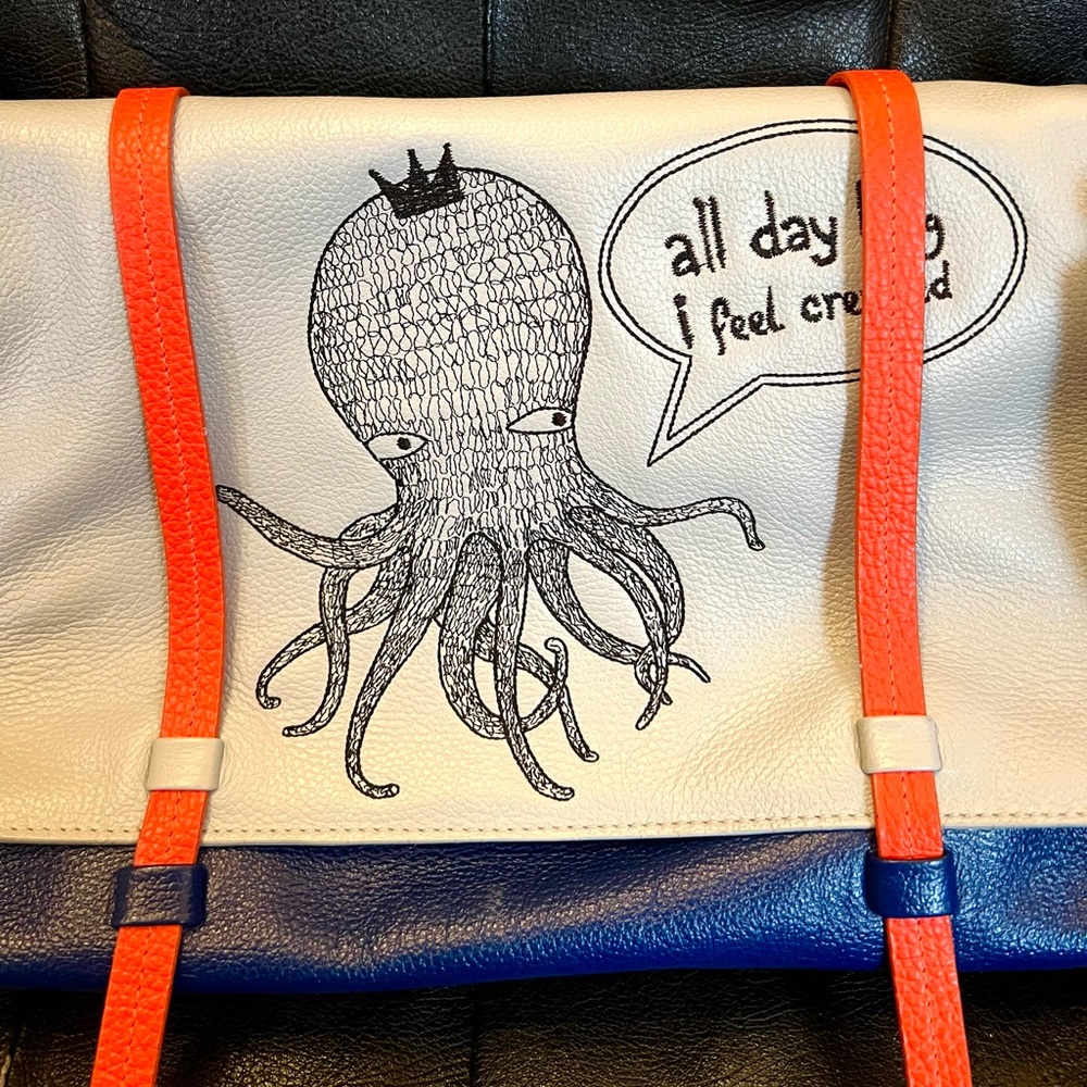 Min & Mon New York Reversible 100% Handmade Genuine Leather Crossbody Bag